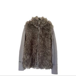 EXPRESS FAKE FUR JACKET SIZE XS
